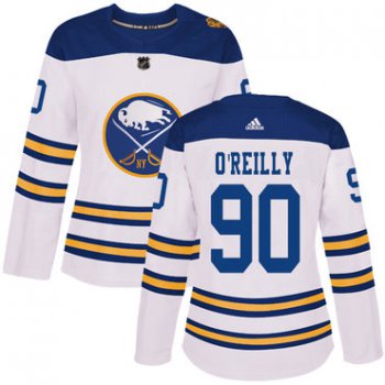 Adidas Buffalo Sabres #90 Ryan O'Reilly White Authentic 2018 Winter Classic Women's Stitched NHL Jersey