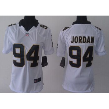Nike New Orleans Saints #94 Cameron Jordan White Limited Womens Jersey