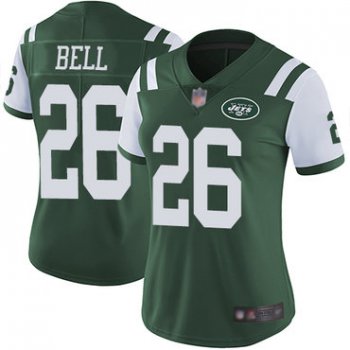Jets #26 Le'Veon Bell Green Team Color Women's Stitched Football Vapor Untouchable Limited Jersey