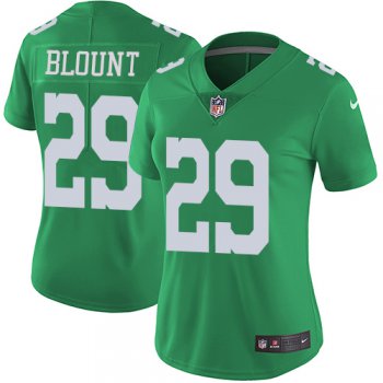 Women's Nike Philadelphia Eagles #29 LeGarrette Blount Green Stitched NFL Limited Rush Jersey