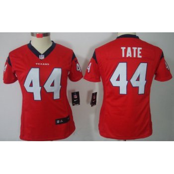 Nike Houston Texans #44 Ben Tate Red Limited Womens Jersey