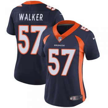 Women's Nike Broncos #57 Demarcus Walker Blue Alternate Stitched NFL Vapor Untouchable Limited Jersey
