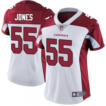 Women's Nike Cardinals #55 Chandler Jones White Stitched NFL Vapor Untouchable Limited Jersey