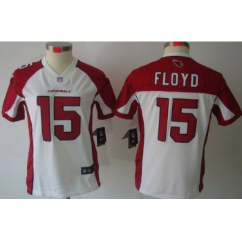 Nike Arizona Cardinals #15 Michael Floyd White Limited Womens Jersey