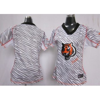 Nike Cincinnati Bengals Blank 2012 Womens Zebra Fashion Jersey