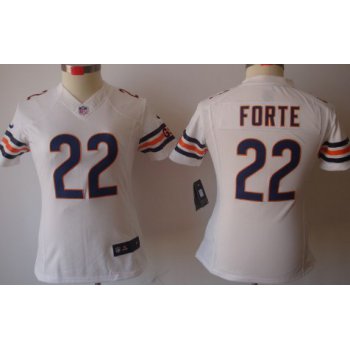 Nike Chicago Bears #22 Matt Forte White Limited Womens Jersey
