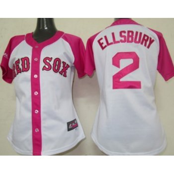 Boston Red Sox #2 Jacoby Ellsbury 2012 Fashion Womens by Majestic Athletic Jersey