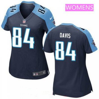 Women's 2017 NFL Draft Tennessee Titans #84 Corey Davis Navy Blue Alternate Stitched NFL Nike Game Jersey