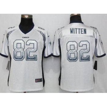 Women's Dallas Cowboys #82 Jason Witten White Drift Fashion NFL Nike Jersey