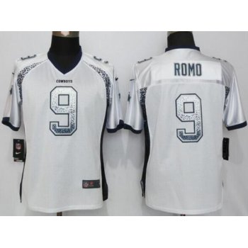 Women's Dallas Cowboys #9 Tony Romo White Drift Fashion NFL Nike Jersey