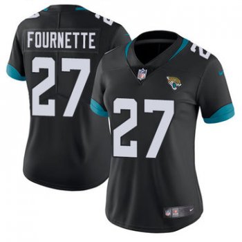 Nike Jacksonville Jaguars #27 Leonard Fournette Black Alternate Women's Stitched NFL Vapor Untouchable Limited Jersey