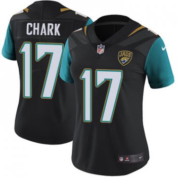 Nike Jaguars #17 DJ Chark Black Alternate Women's Stitched NFL Vapor Untouchable Limited Jersey