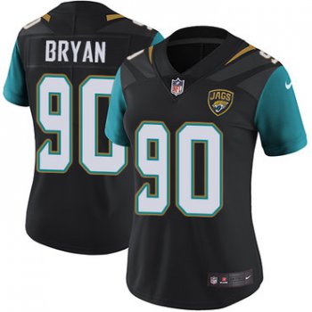 Nike Jaguars #90 Taven Bryan Black Alternate Women's Stitched NFL Vapor Untouchable Limited Jersey