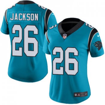 Nike Panthers #26 Donte Jackson Blue Alternate Women's Stitched NFL Vapor Untouchable Limited Jersey
