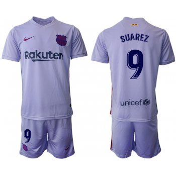 Men 2021-2022 Club Barcelona away purple 9 Soccer Jerseys