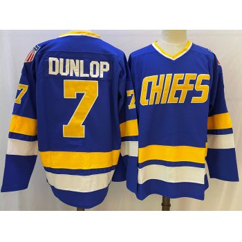 The NHL Movie Edtion #7 DUNLOP Blue Jersey