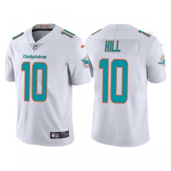 Men's Miami Dolphins #10 Tyreek Hill White Vapor Untouchable Limited Stitched Football Jersey
