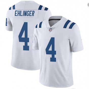 Men's Indianapolis Colts #4 Sam Ehlinger White Vapor Untouchable Stitched Jersey