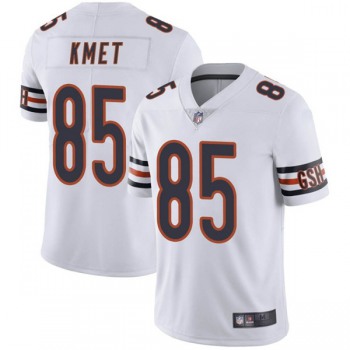 Men's Chicago Bears #85 Cole Kmet White Vapor untouchable Limited Stitched NFL Jersey