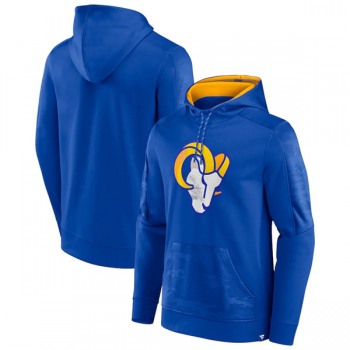 Men's Los Angeles Rams Royal On The Ball Pullover Hoodie